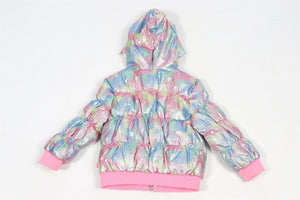 BILLIEBLUSH MULTICOLOURED KIDS GIRLS PADDED JACKET 3 YEARS