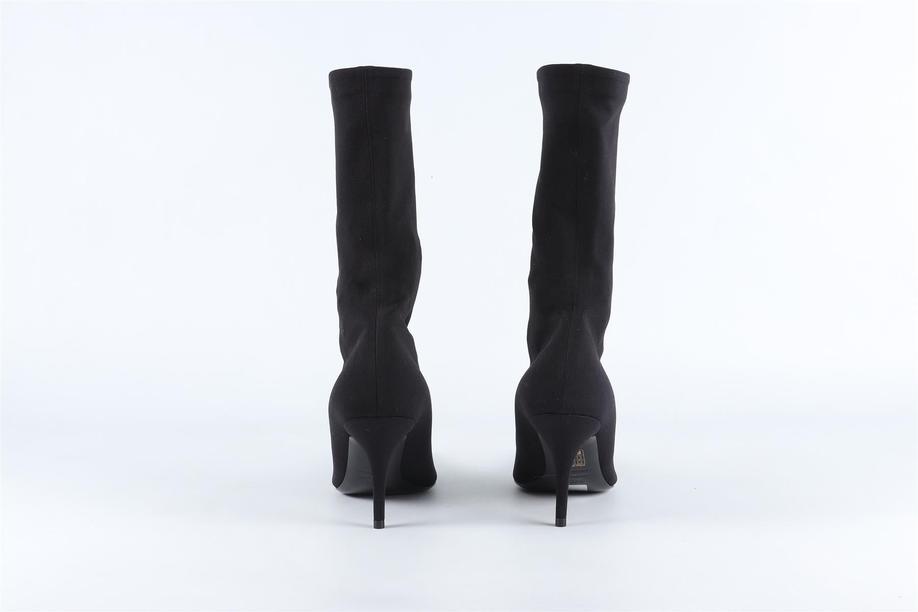 BALENCIAGA BLACK KNIFE ANKLE BOOTS EU 37.5 UK 4.5 US 7.5