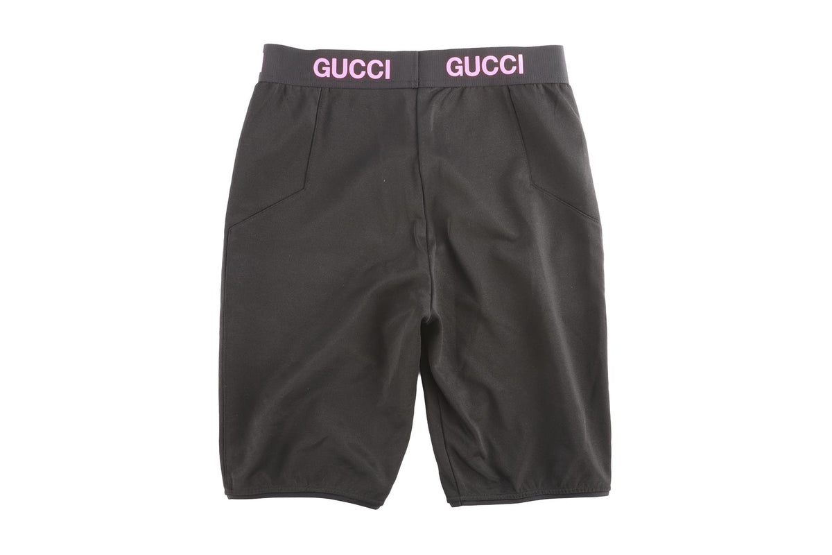 GUCCI BLACK JERSEY SHORTS MEDIUM