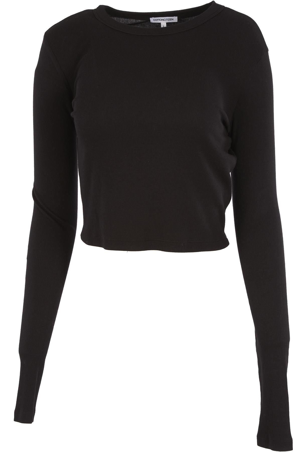 COTTON CITIZEN BLACK COTTON TOP LARGE