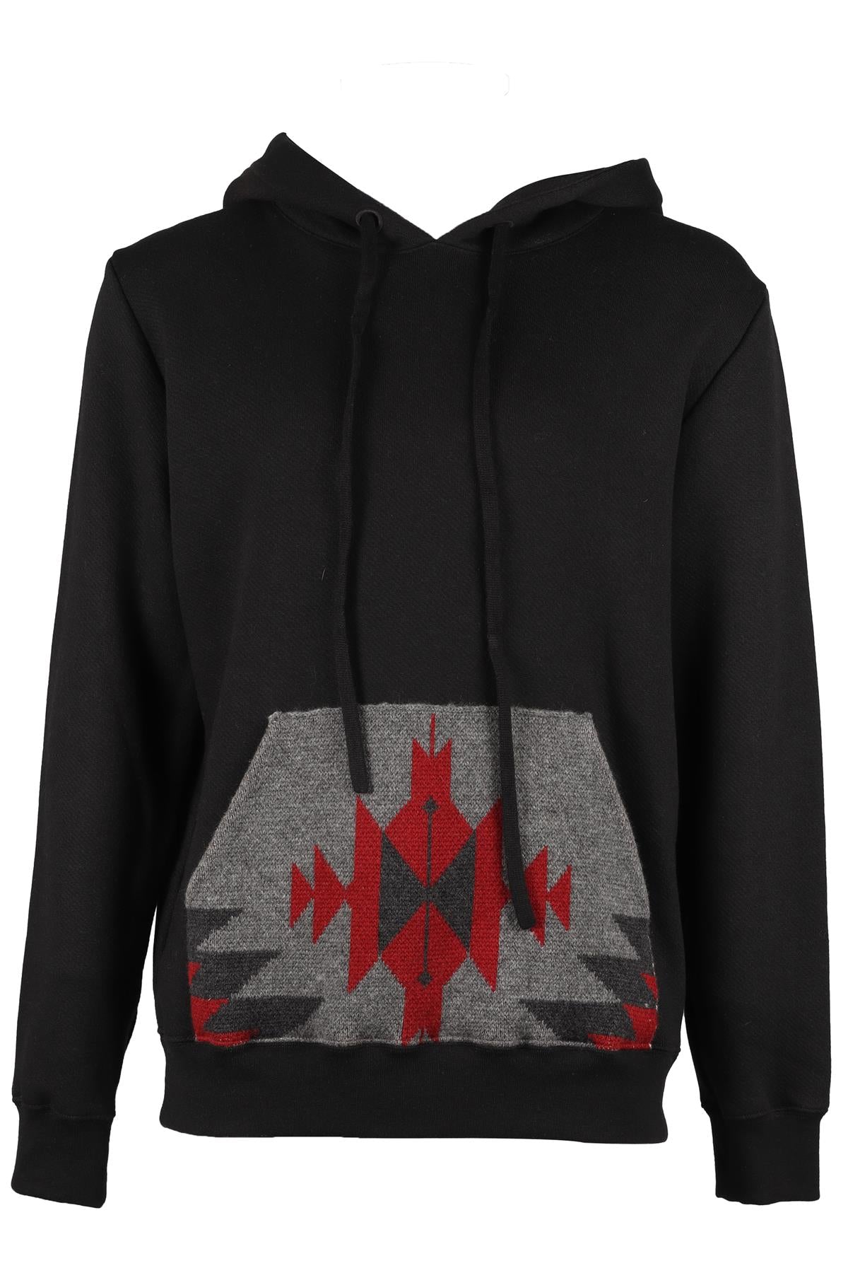 ALANUI BLACK CASHMERE BLEND HOODIE LARGE