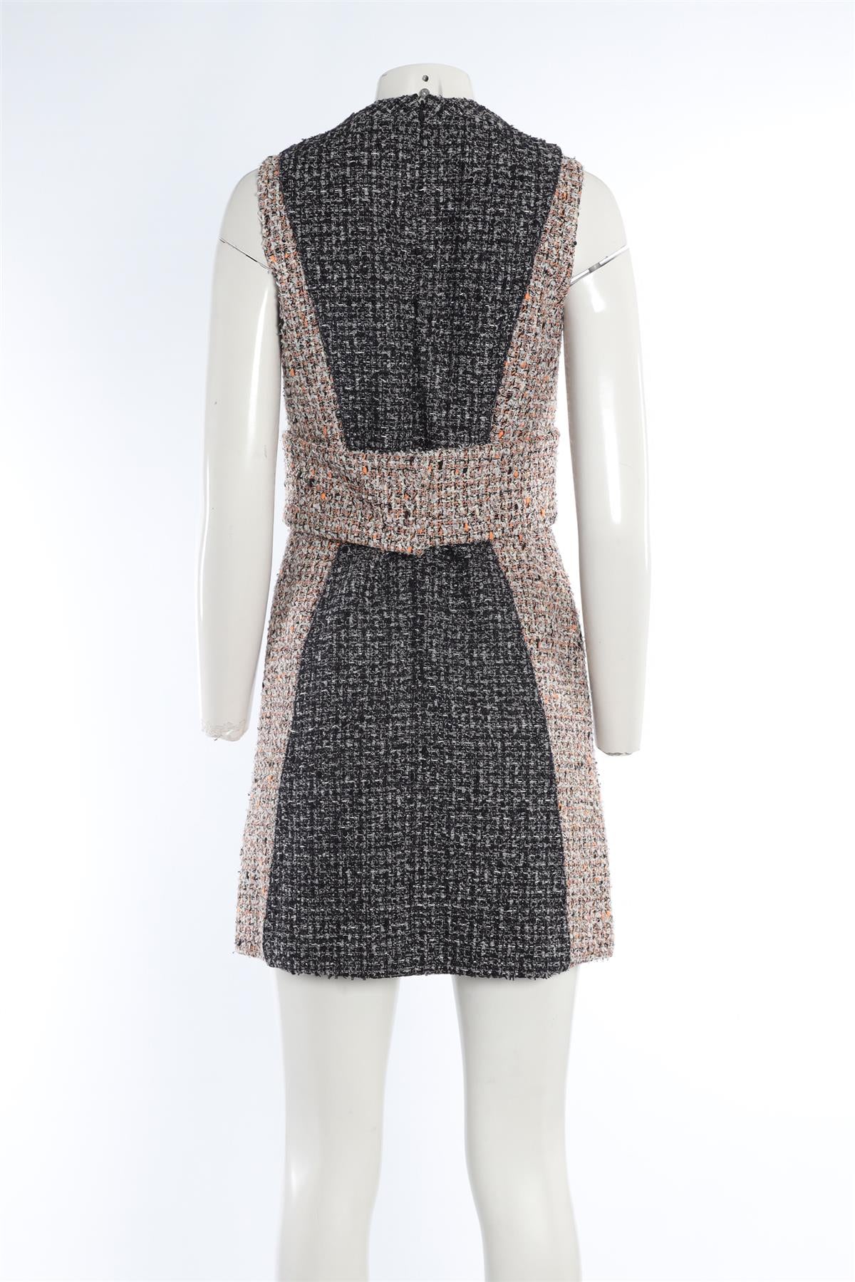 PROENZA SCHOULER MULTI COTTON MIDI DRESS US 6 UK 10