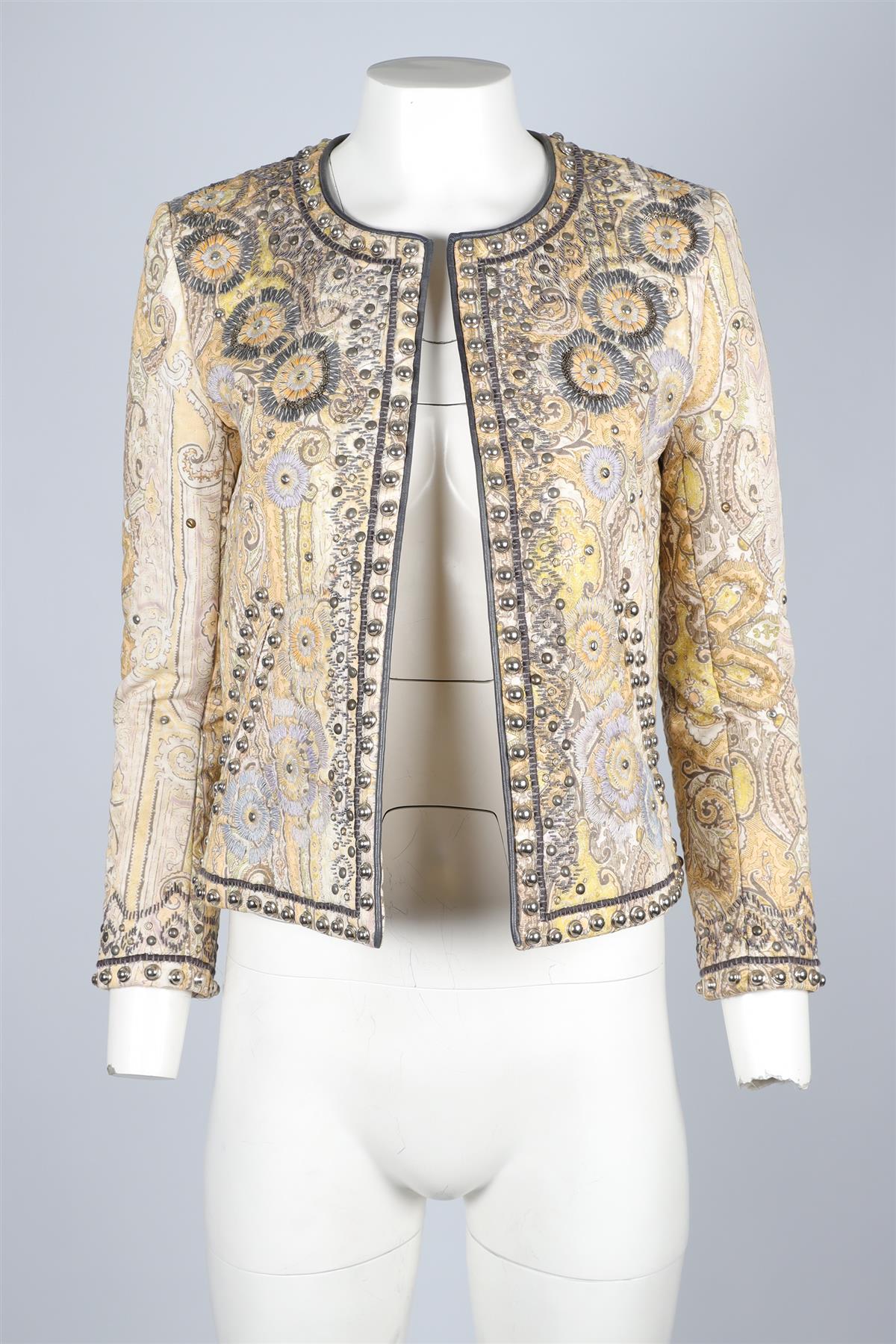 ISABEL MARANT YELLOW COTTON JACKET FR 38 UK 10