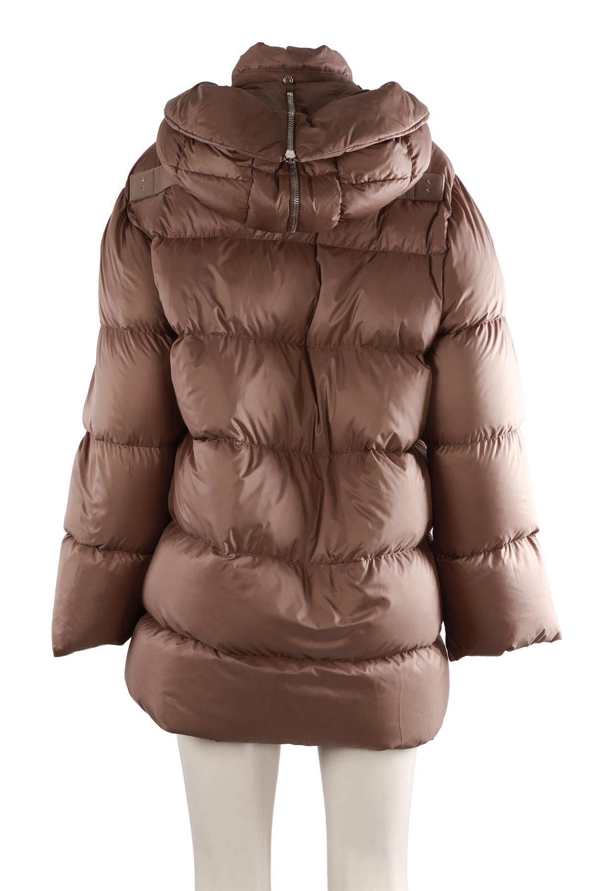 GREY PADDED DOWN COAT