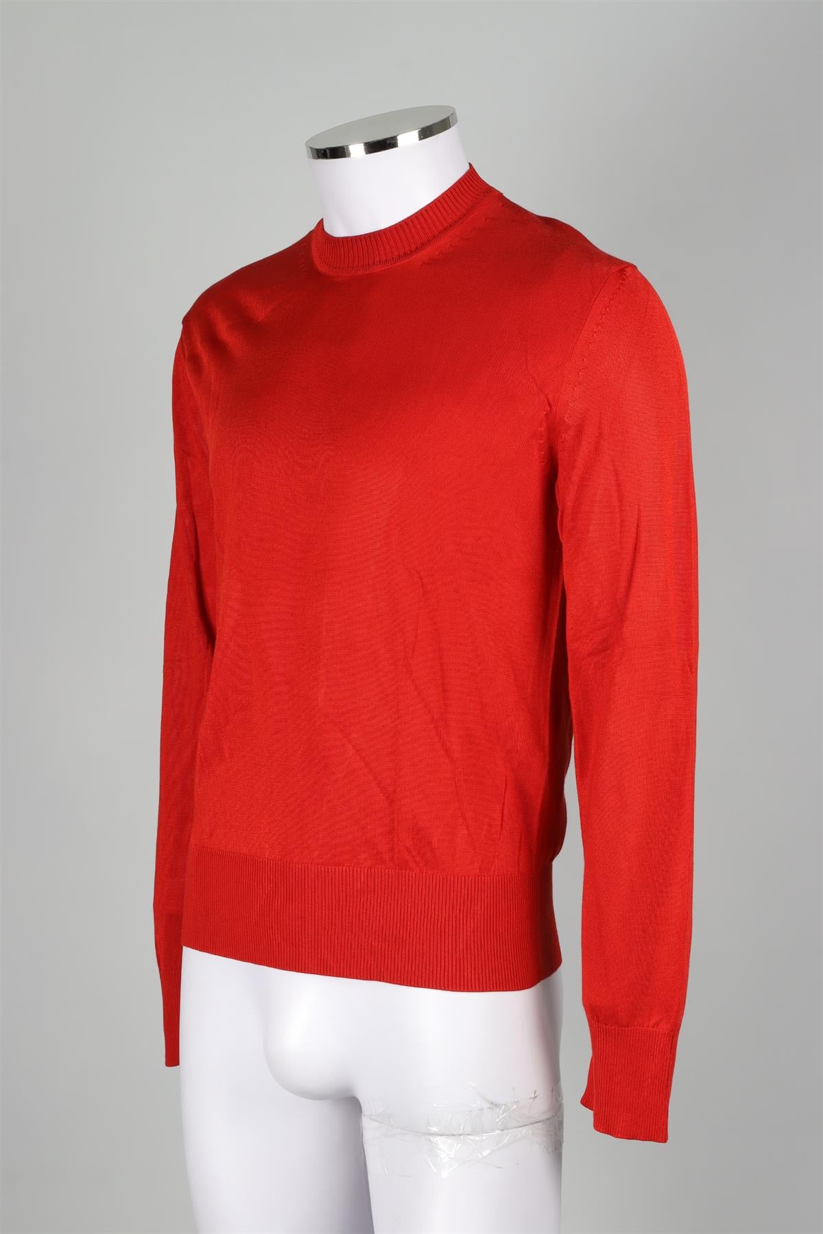 TOM FORD RED MEN'S COTTON SWEATER IT 50 UK 40