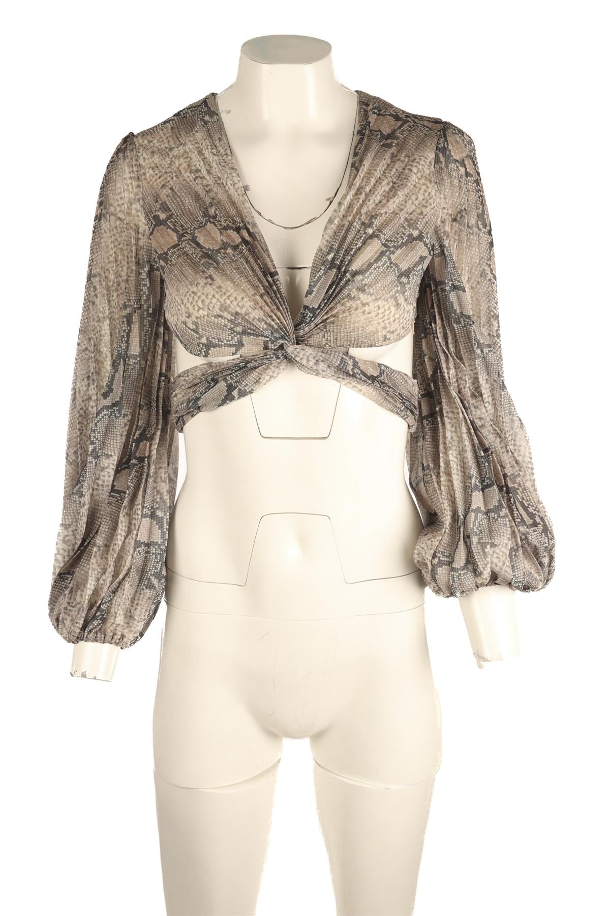 ZIMMERMANN BEIGE COTTON TOP UK 8