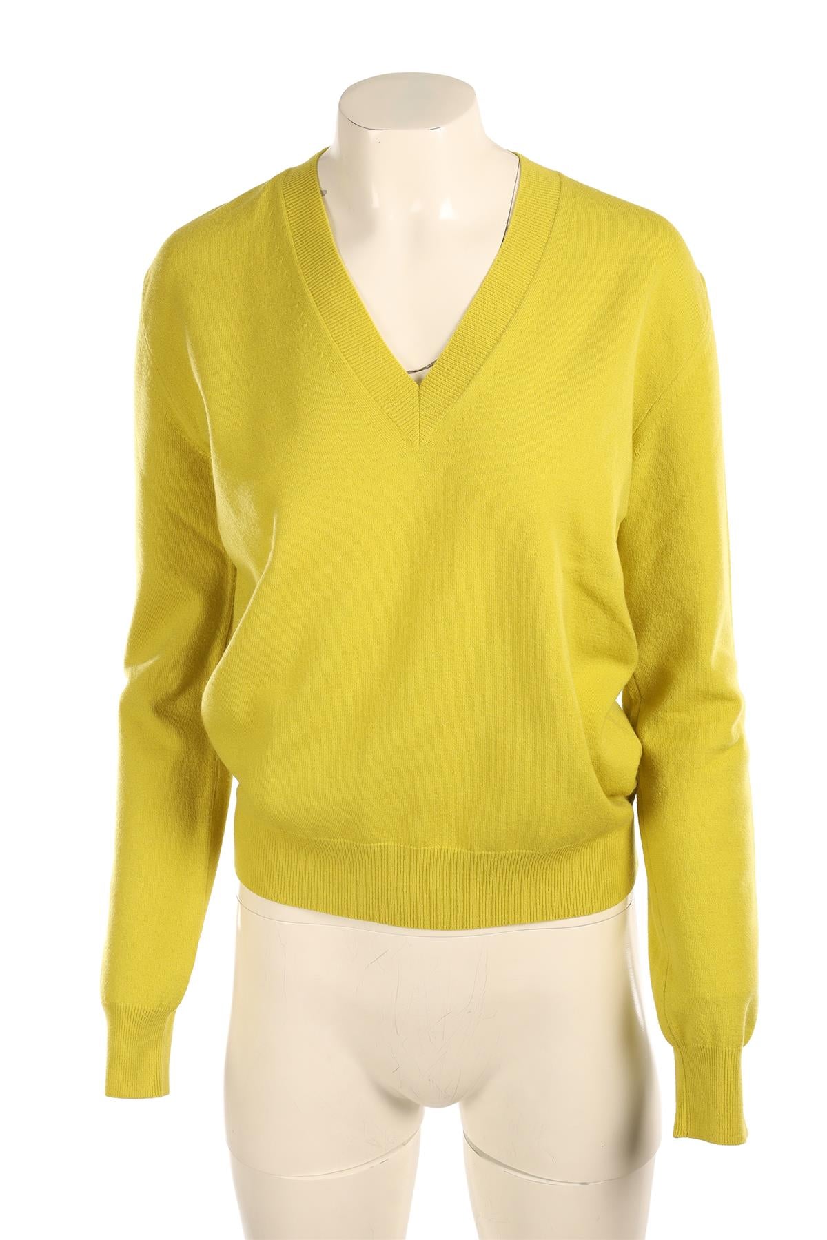 BOTTEGA VENETA GREEN WOOL SWEATER XLARGE