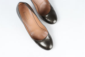 ALAÏA BROWN PATENT LEATHER PUMPS EU 40 UK 7 US 10