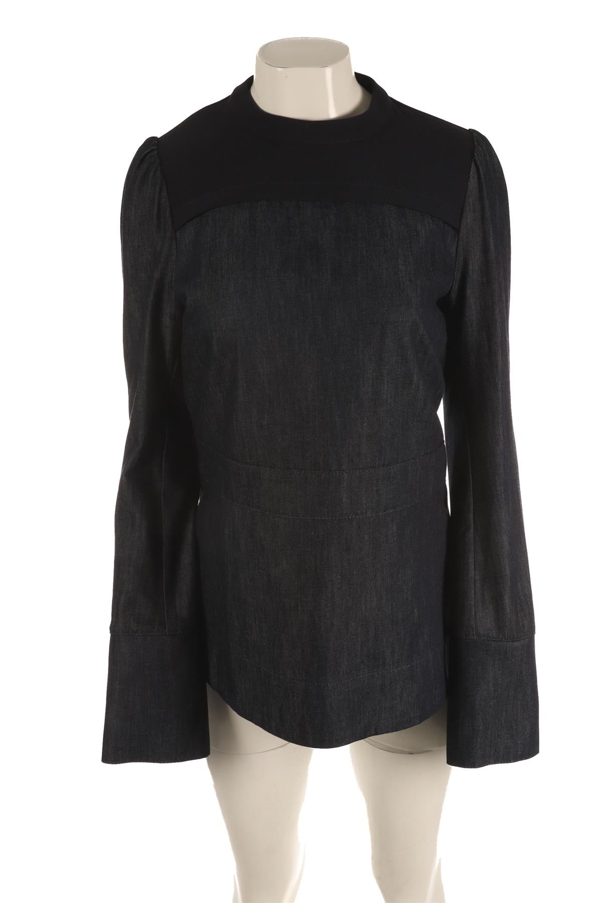 MARNI NAVY DENIM TOP IT 44 UK 12