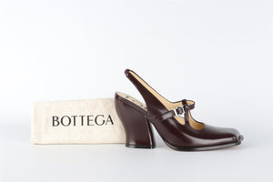 LOEWE BURGUNDY ONDA LEATHER PUMPS EU 39 UK 6 US 9