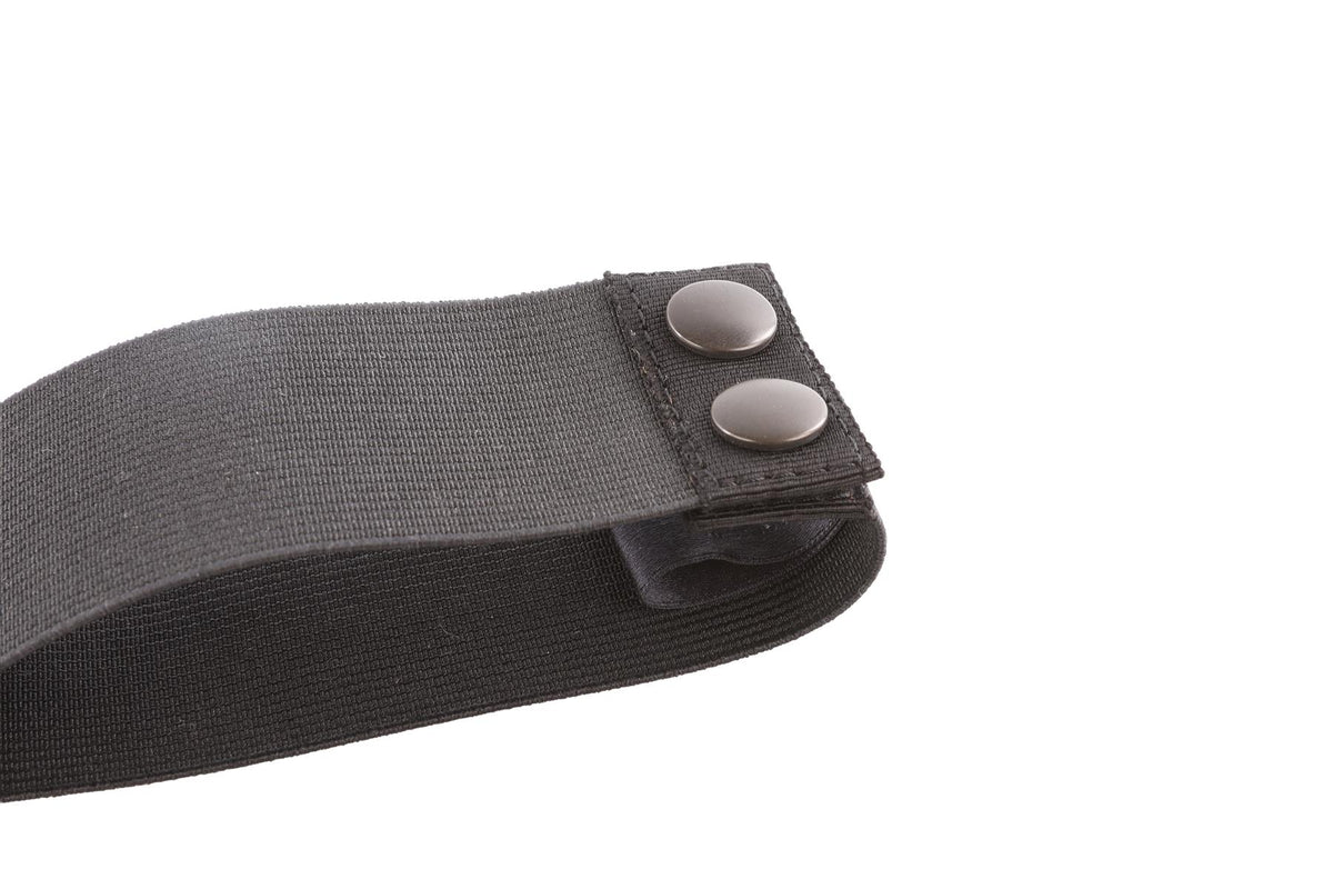 LANVIN BLACK CRYSTAL AND FABRIC WAIST BELT MEDIUM