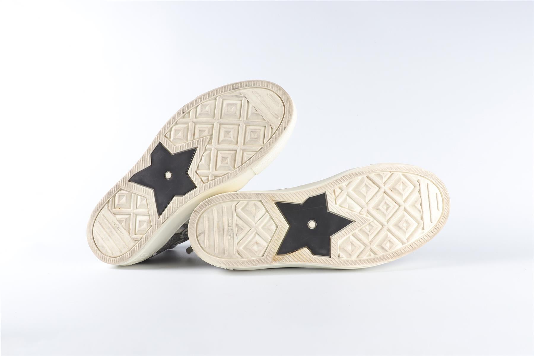CHRISTIAN DIOR GREY WALK'N'DIOR TECHNICAL SNEAKERS EU 36.5 UK 3.5 US 6.5