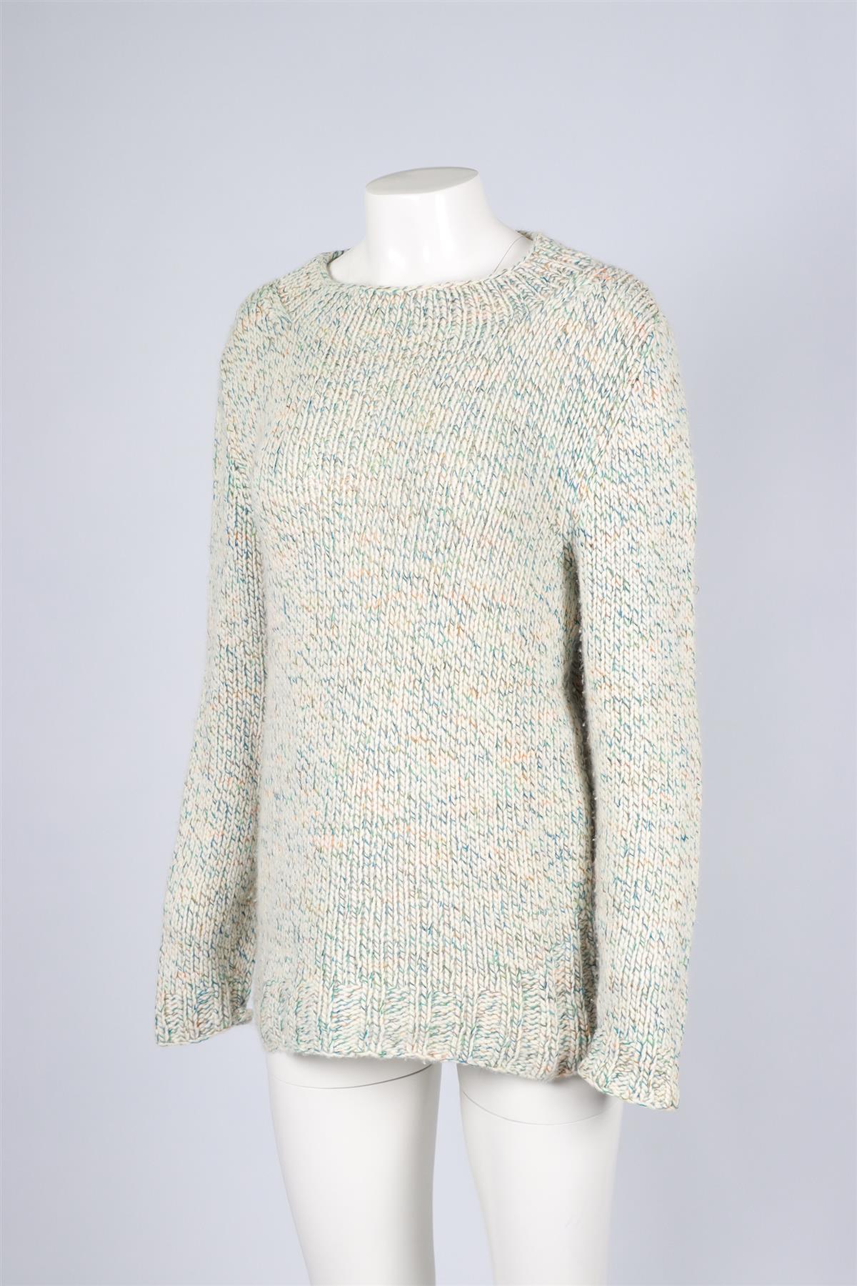 CHRISTINO FISSORE MULTI CASHMERE SWEATER LARGE