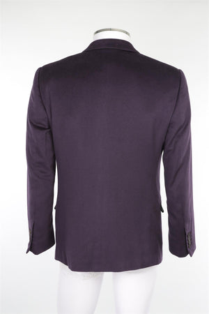 DOLCE & GABBANA PURPLE MEN'S CASHMERE BLAZER IT 50 UK 40
