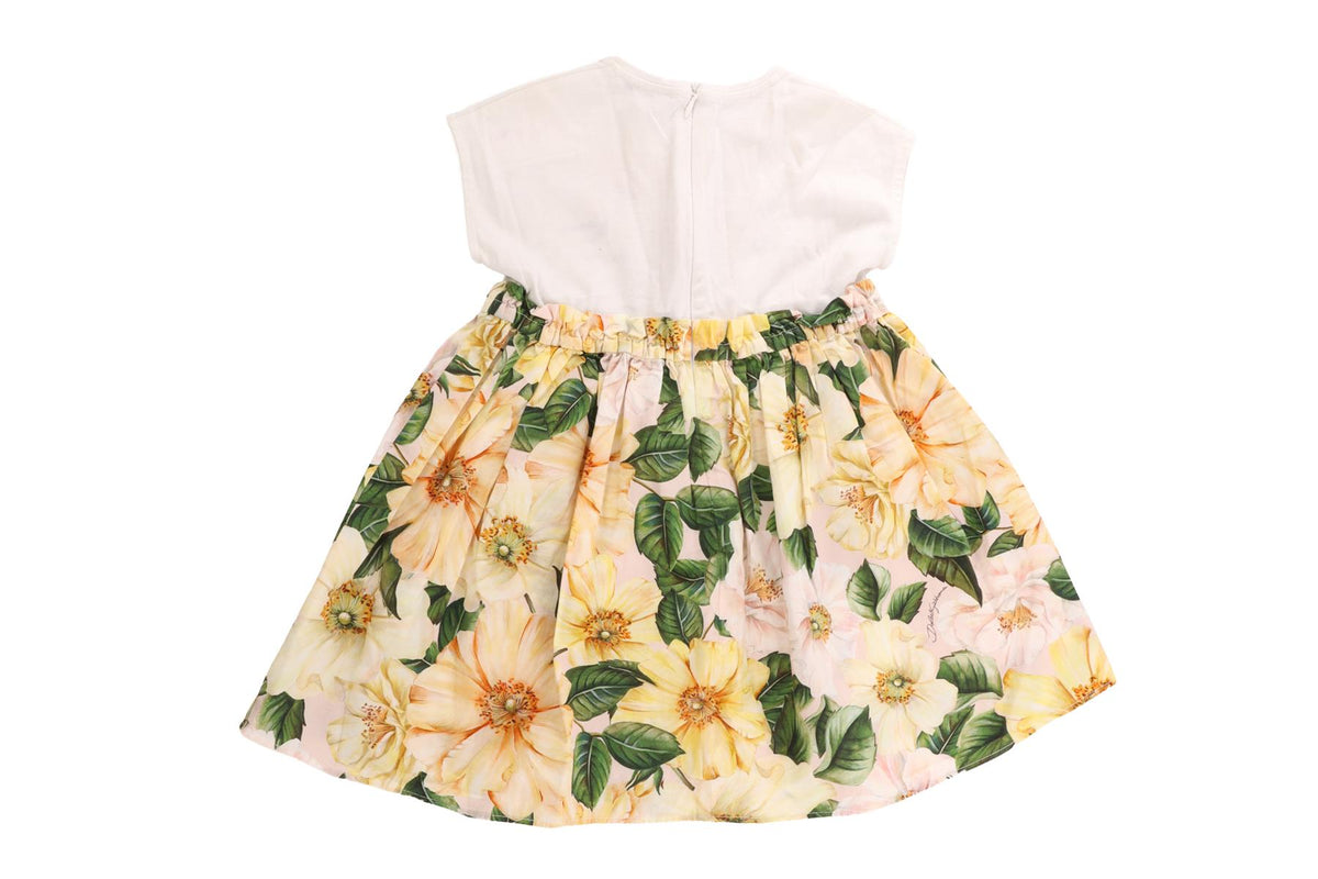 DOLCE & GABBANA YELLOW KIDS GIRLS DRESS 24-30 MONTHS