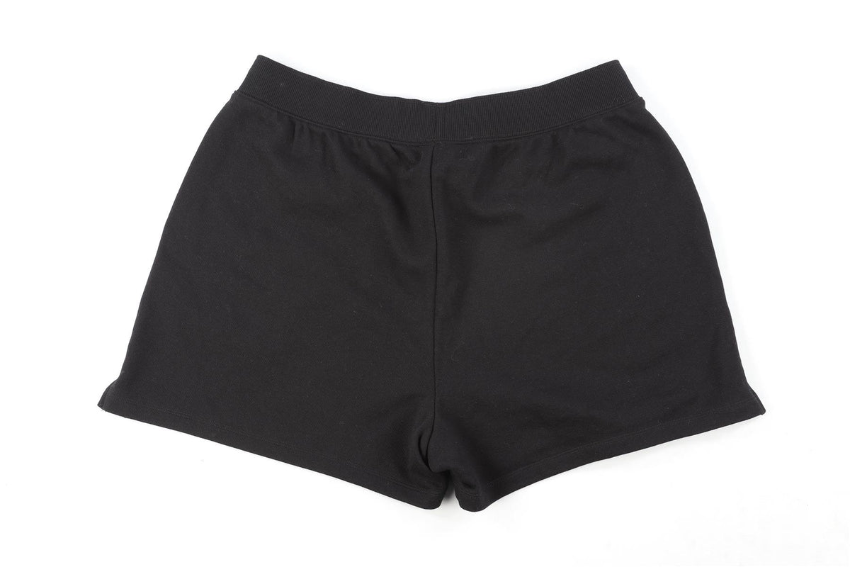 ALO YOGA BLACK COTTON SHORTS LARGE