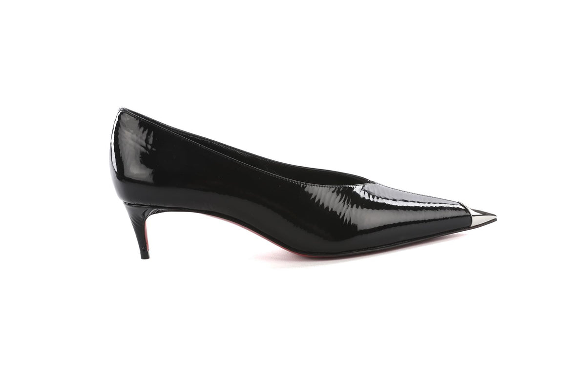 Christian Louboutin Black Katissima Patent Leather Pumps EU 37 UK 4 US 7