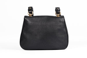 GUCCI BLACK BLONDIE MEDIUM GG LEATHER SHOULDER BAG