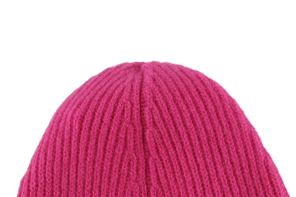 THE ROW PINK CASHMERE BEANIE MEDIUM/LARGE