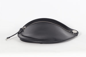 HERMÈS BLACK 2024 PETITE COURSE BOX LEATHER SHOULDER BAG IN NOIR