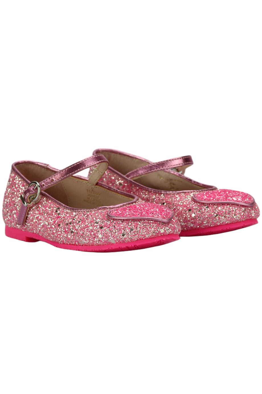 SOPHIA WEBSTER KIDS GIRLS LEATHER BALLERINA FLATS EU 26 UK 8.5 US 9.5