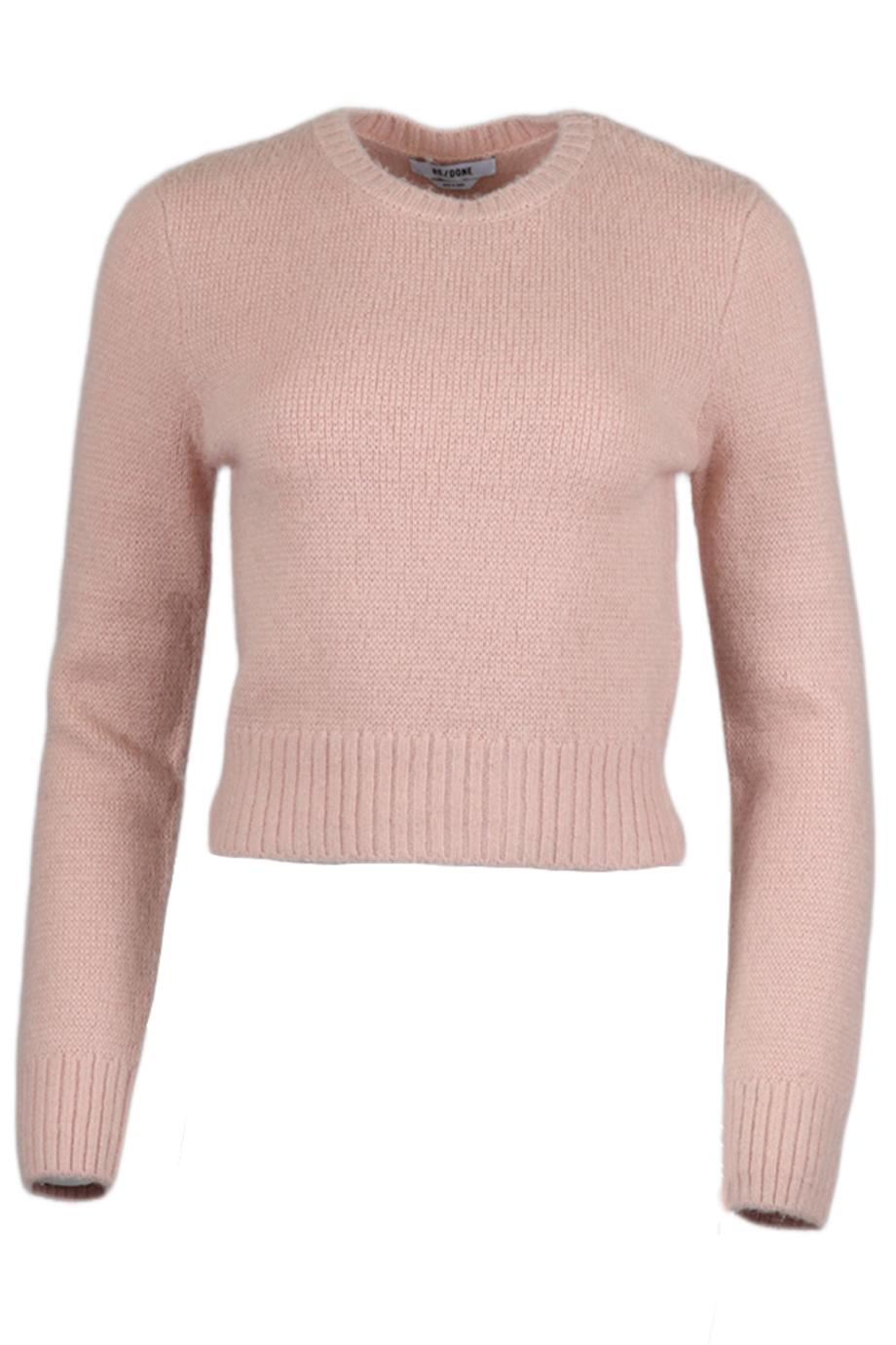 RE/DONE WOOL AND ALPACA BLEND SWEATER SMALL