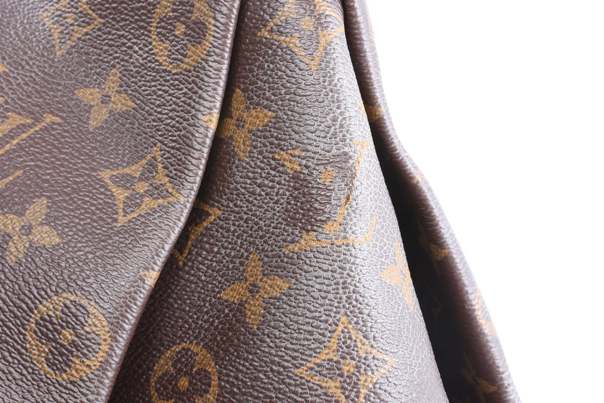 LOUIS VUITTON BROWN 2015 ARTSY GM MONOGRAM COAT CANVAS SHOULDER BAG