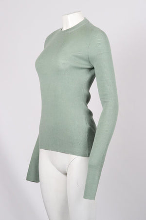 RAEY RIBBED WOOL SWEATER SMALL