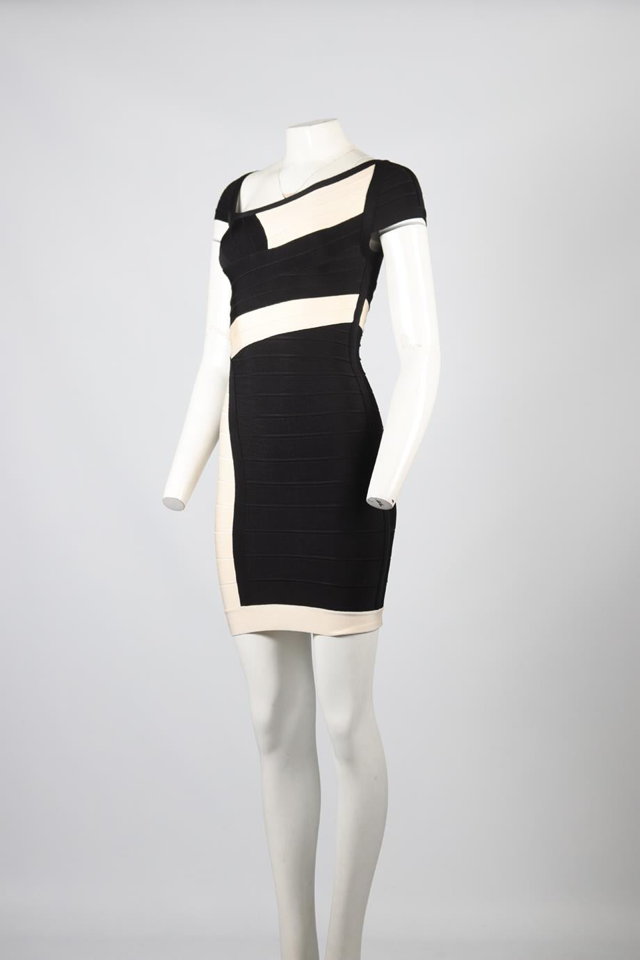 HERVE LEGER BANDAGE DRESS SMALL