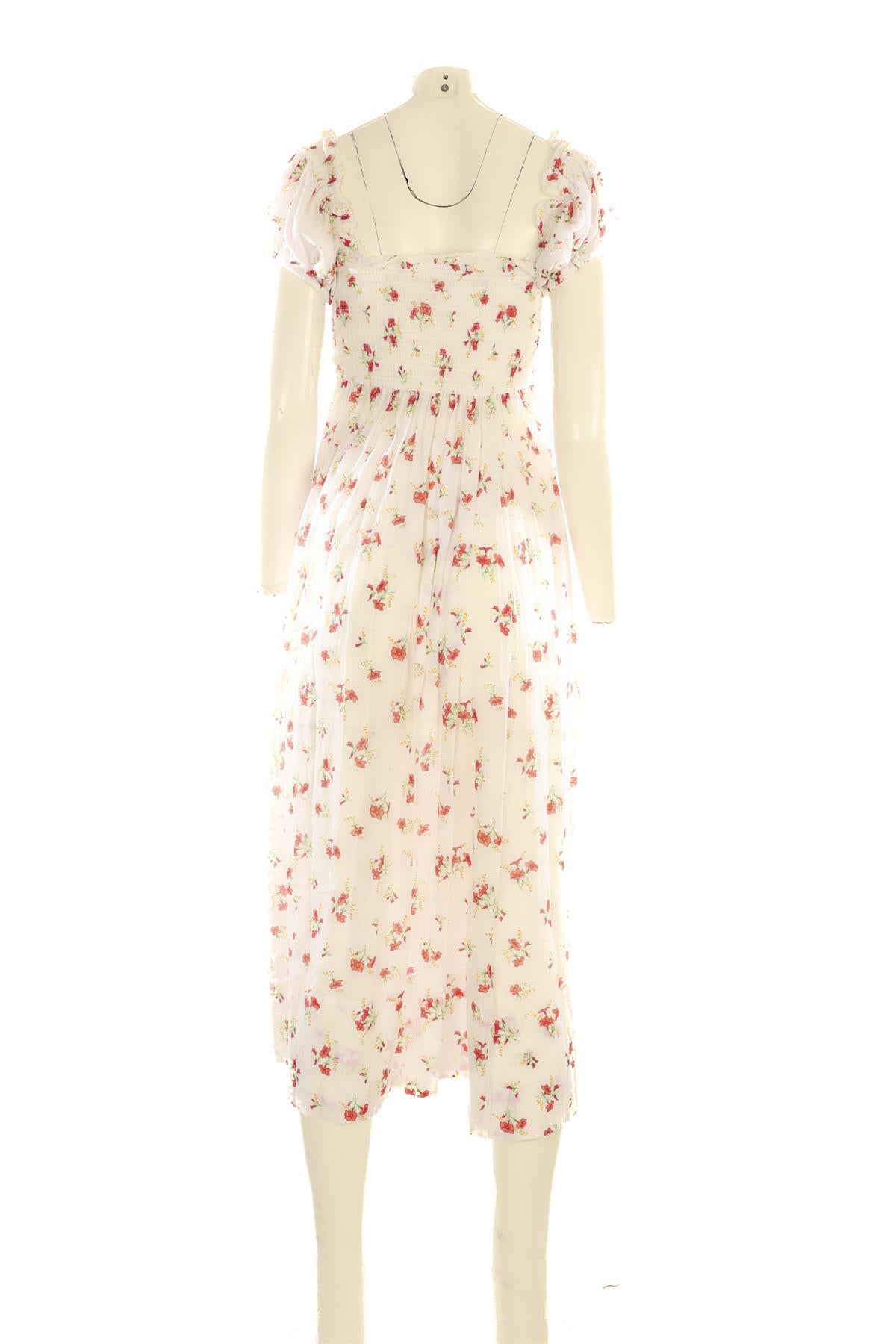 DOEN WHITE WOVEN MAXI DRESS XSMALL