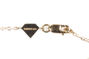 ALISON LOU 14K YELLOW GOLD AND DIAMOND BRACELET