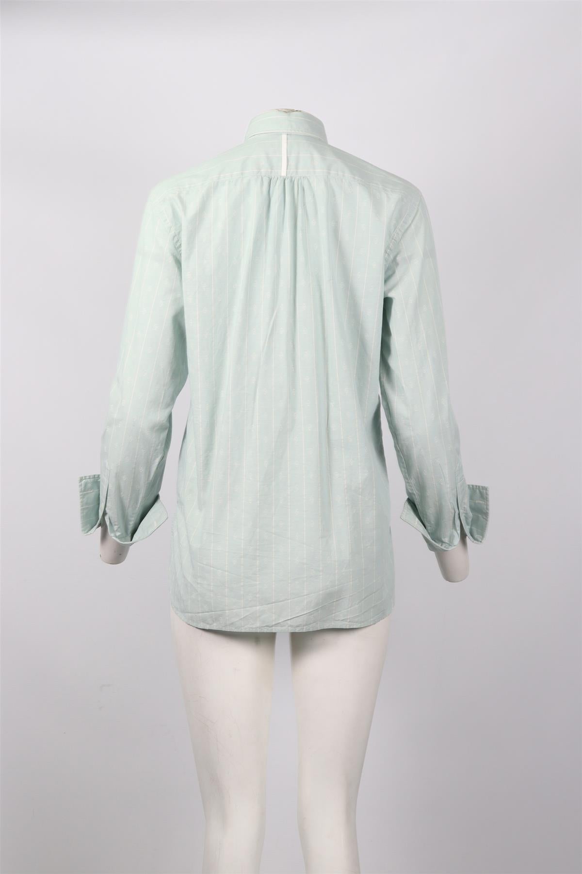 RALPH LAUREN COTTON TUXEDO SHIRT UK 8