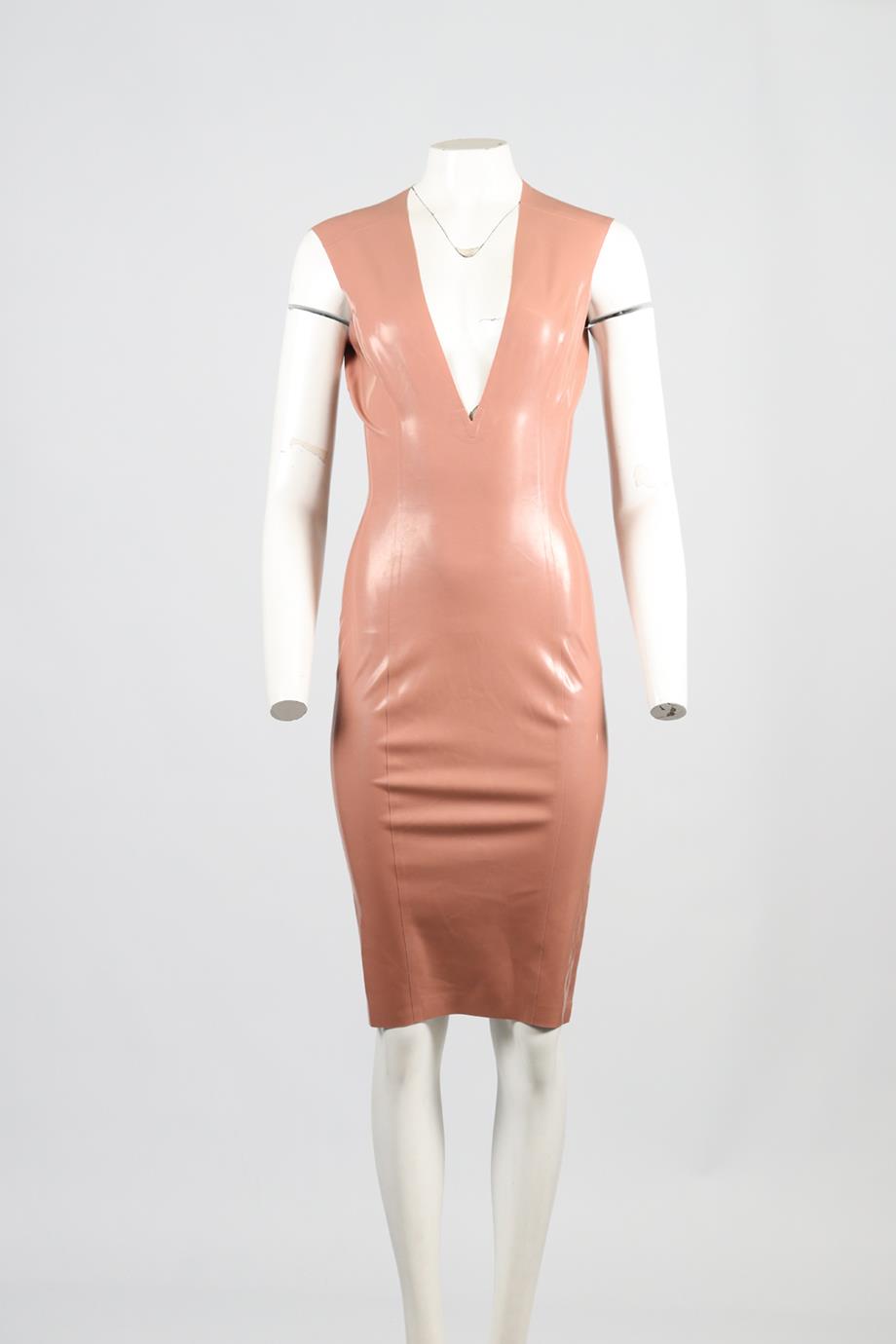 ATSUKO KUDO VINYL MIDI DRESS MEDIUM