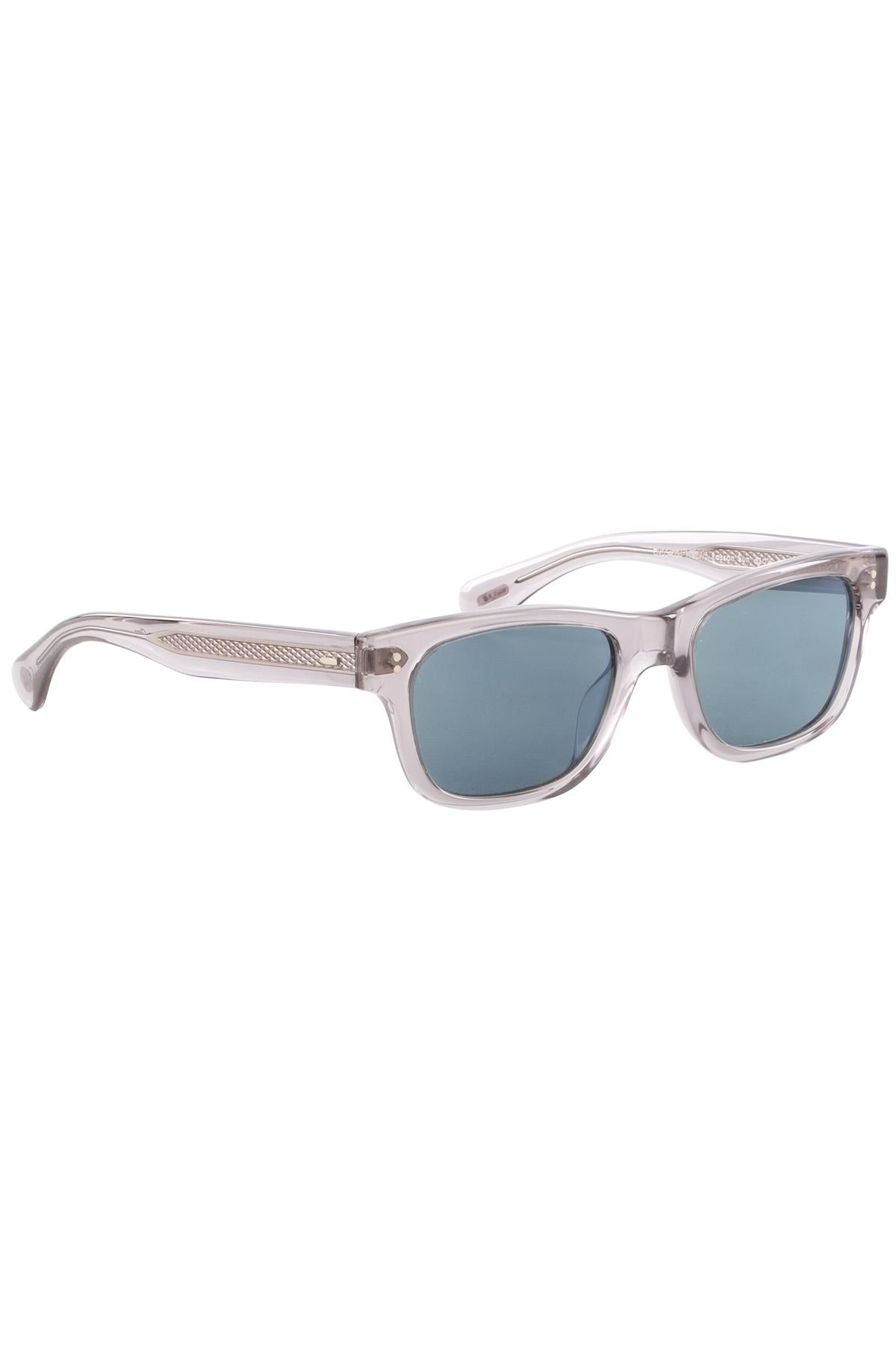 OLIVER PEOPLES GREY RECTANGLE FRAME ACETATE SUNGLASSES