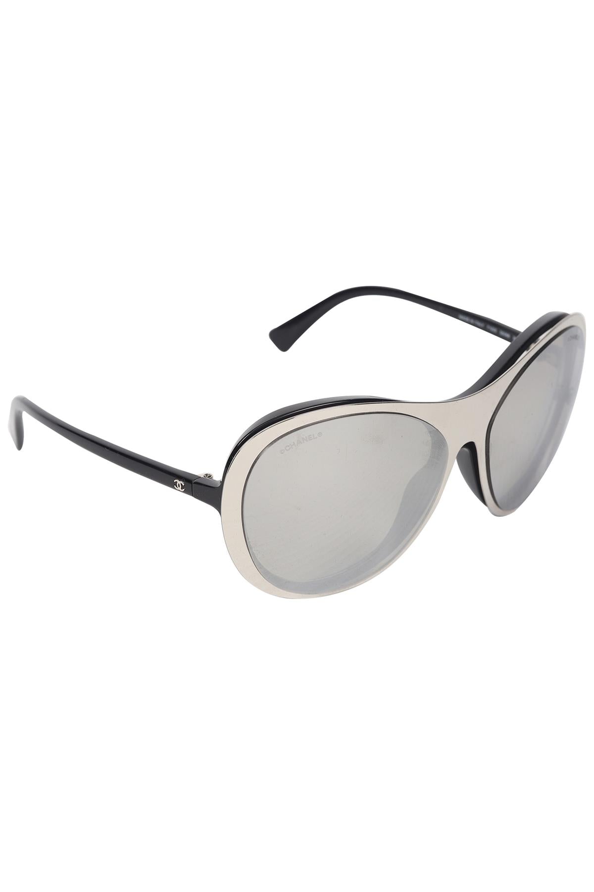 CHANEL ROUND FRAME ACETATE SUNGLASSES