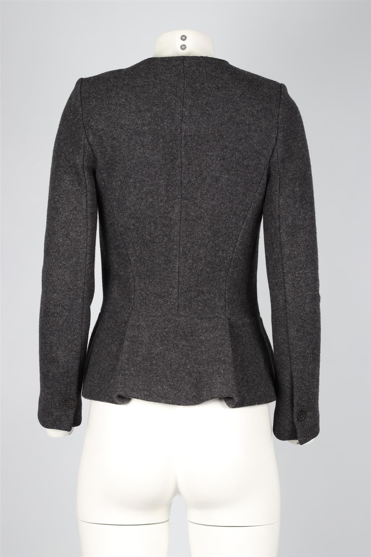 ISABEL MARANT GREY WOOL JACKET FR 38 UK 10