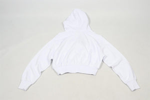 VERSACE WHITE KIDS GIRLS COTTON HOODIE MEDIUM