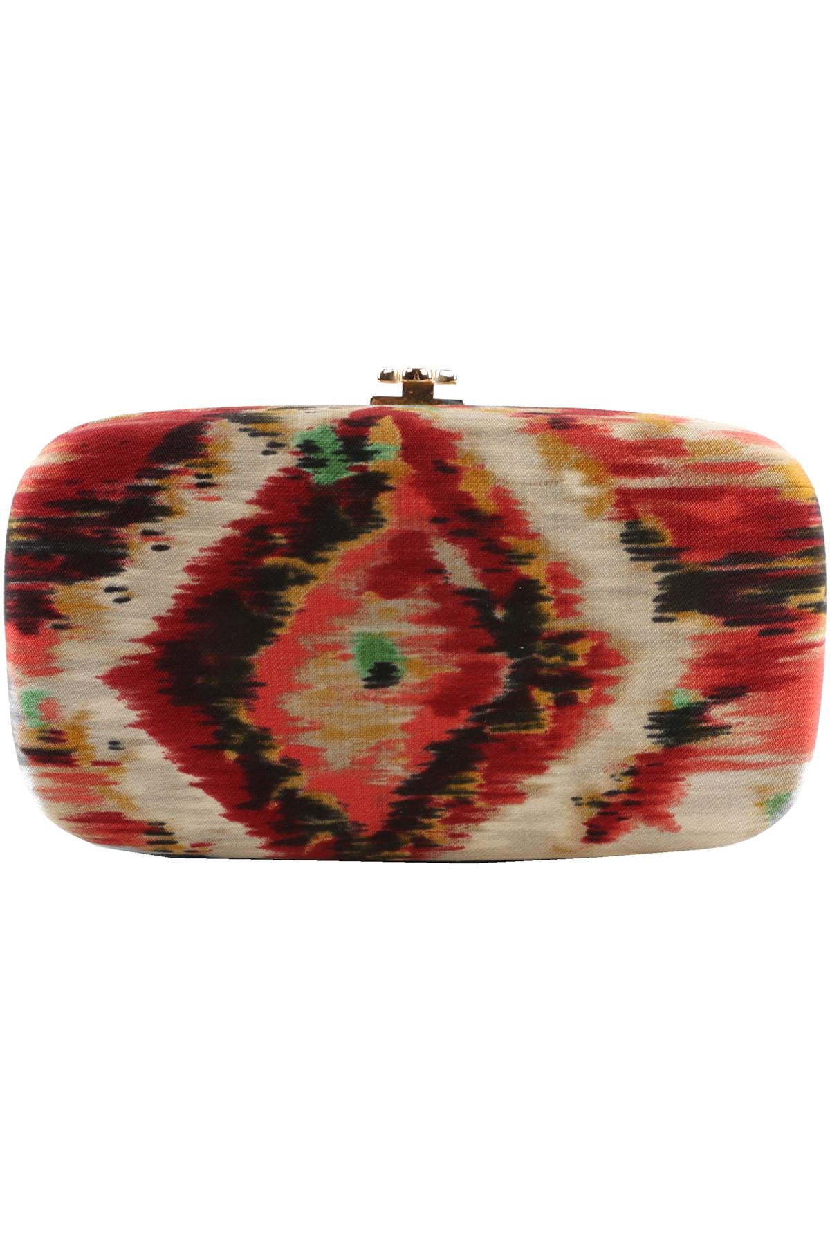 OSCAR DE LA RENTA MULTI SATIN CLUTCH