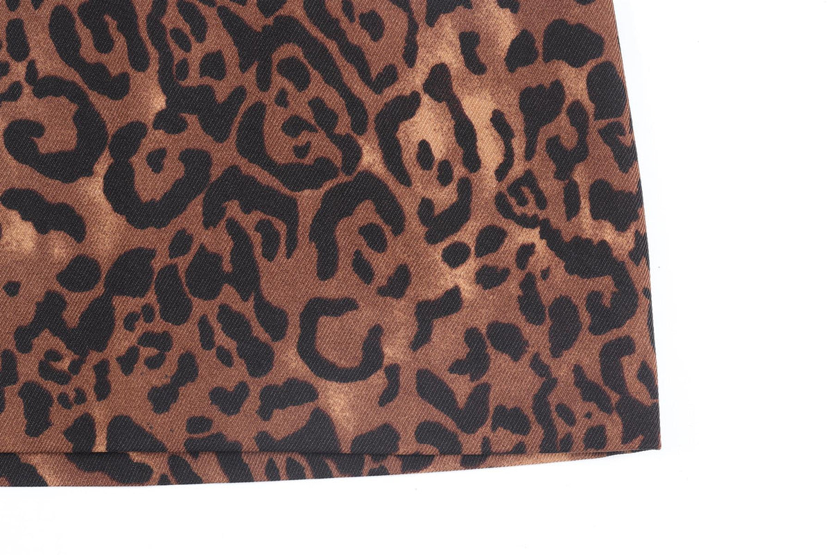 REFORNATION + LAURA HARRIER BROWN MINI SKIRT US 2 UK 6