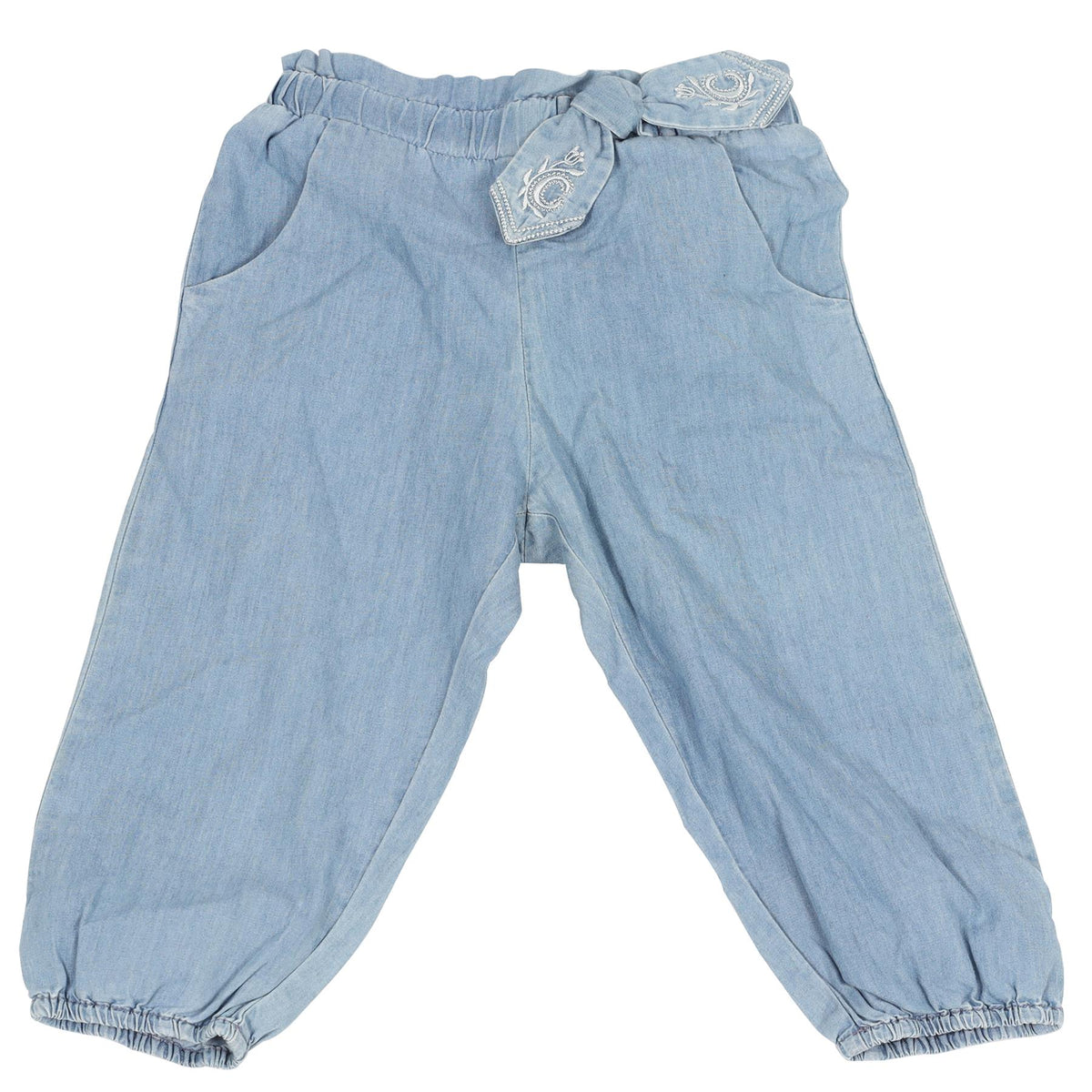 CHLOÉ BLUE BABY GIRLS COTTON PANTS 18 MONTHS
