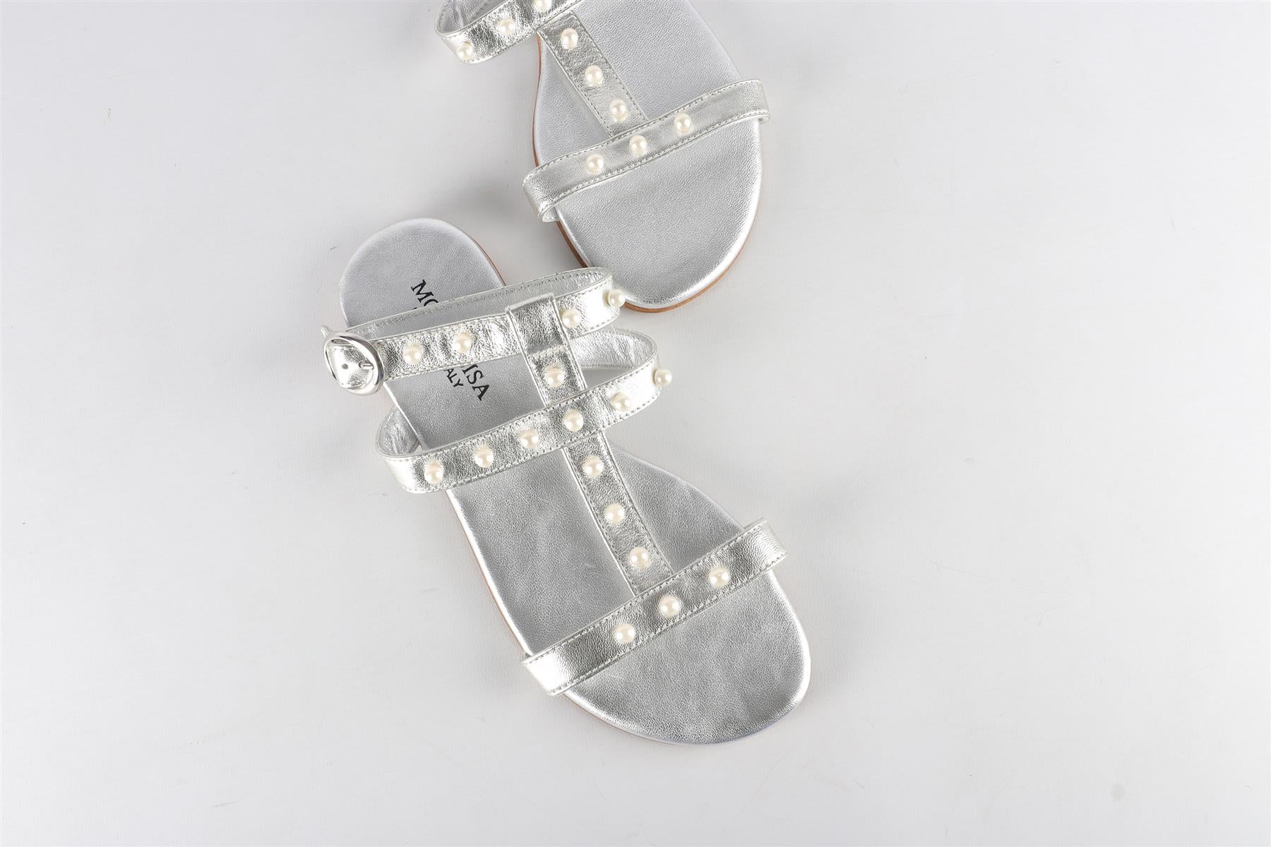 MONNALISA SILVER KIDS GIRLS SANDALS EU 36 UK 3.5 US 4.5