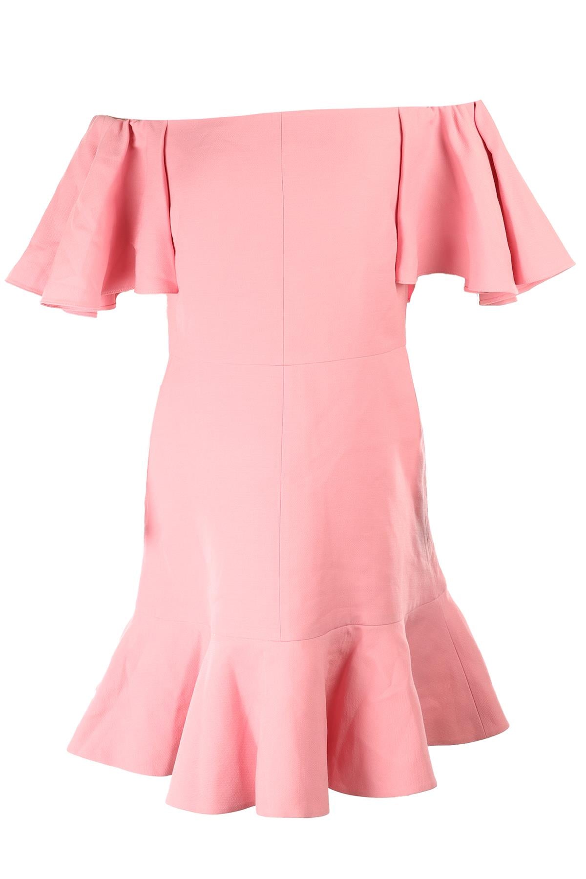 VALENTINO PINK CREPE MINI DRESS IT 44 UK 12