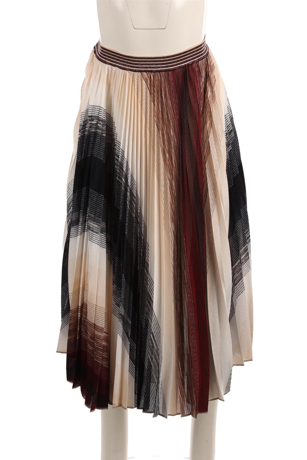 MISSONI MULTI KNIT MIDI SKIRT IT 40 UK 8
