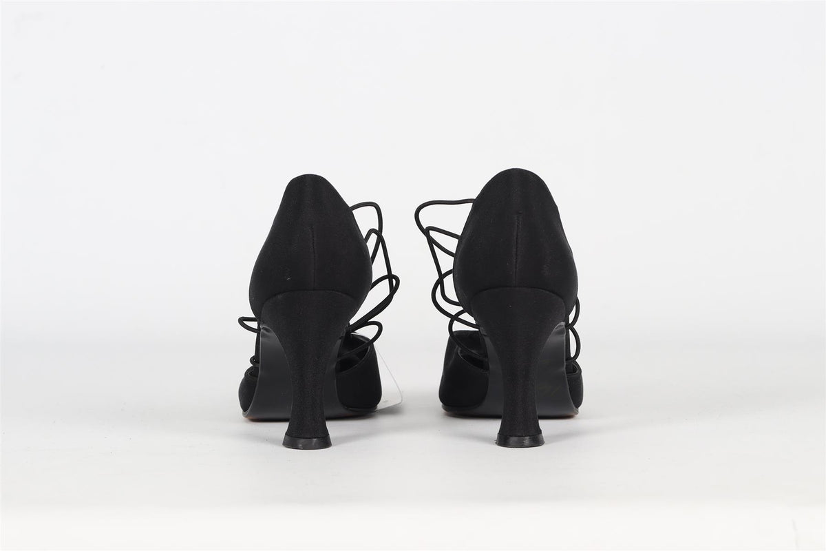 STUART WEITZMAN VINTAGE GROSGRAIN PUMPS EU 37 UK 4 US 7