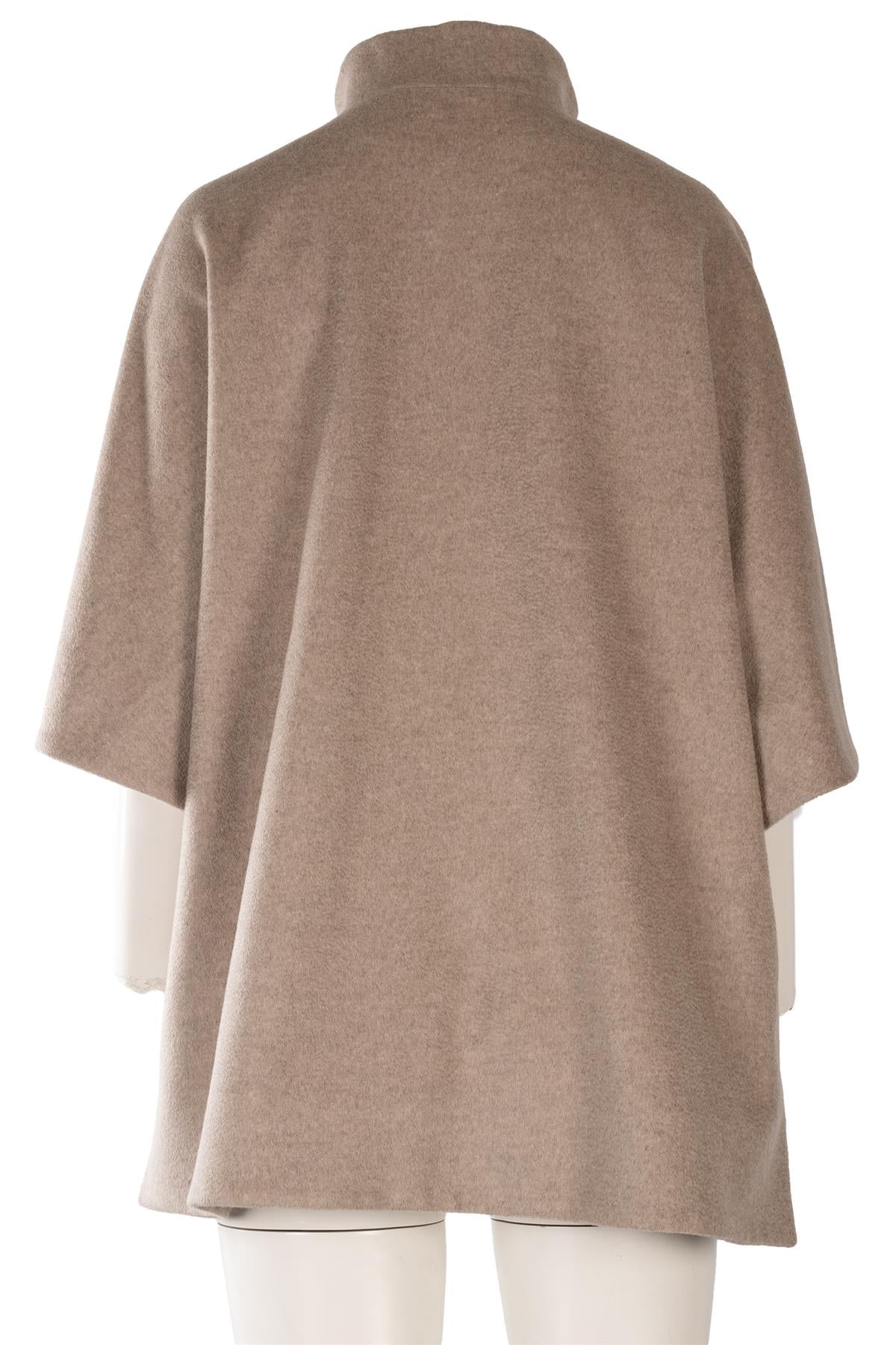 CINZIA ROCCA GREY WOOL COAT IT 40 UK 8