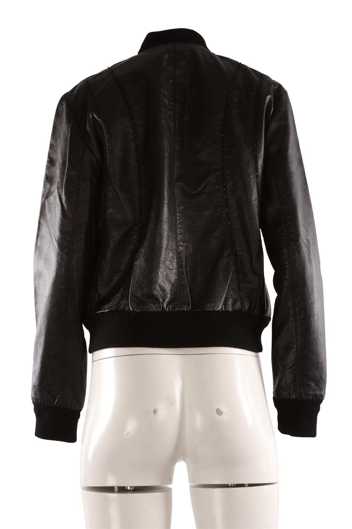 BLACK LEATHER JACKET