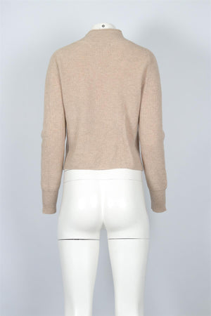 NAKED CASHMERE TAN CASHMERE JUMPER XSMALL