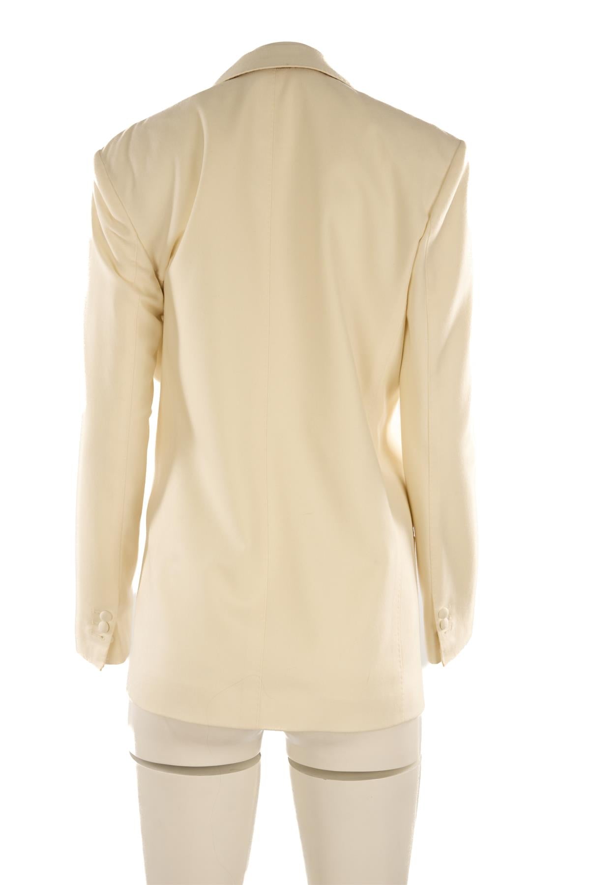 GIULIVA HERITAGE CREAM WOOL BLAZER IT 40 UK 8