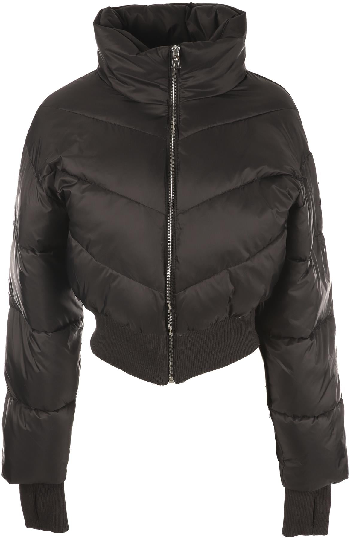 ALO YOGA BLACK PADDED SHELL JACKET SMALL