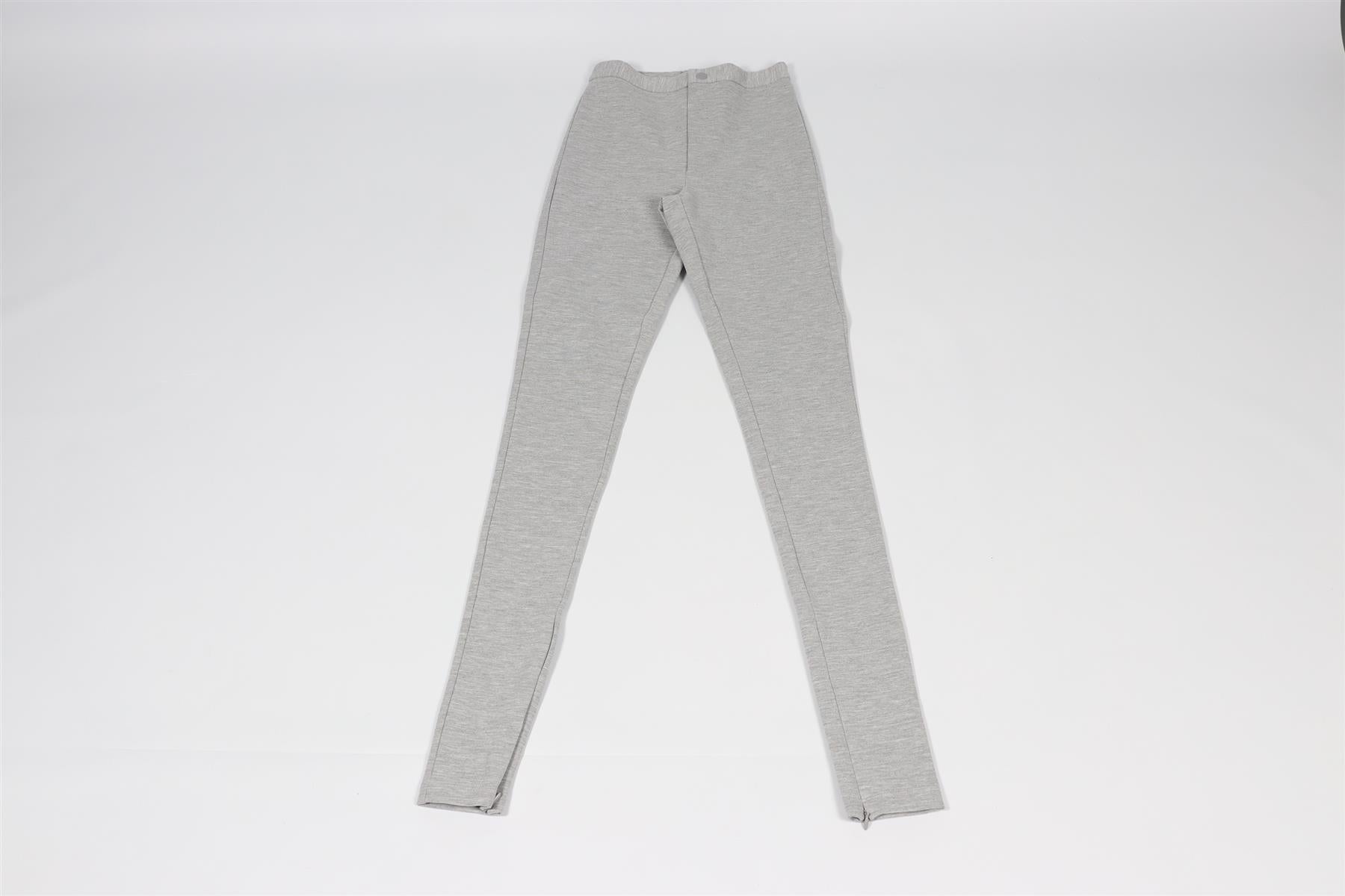 WARDROBE NYC GREY JERSEY SKINNY PANTS XSMALL